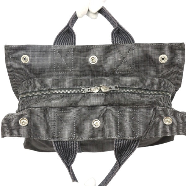 HERMES Tote Bag Polyamide polyester gray Her Line PM Women(Unisex)  d