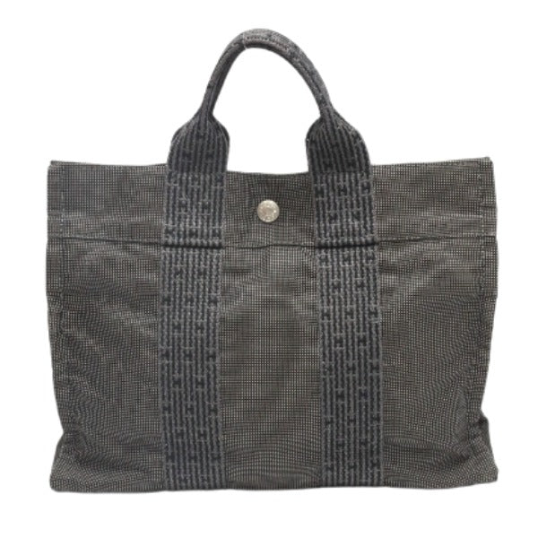 HERMES Tote Bag Polyamide polyester gray Her Line PM Women(Unisex)  d