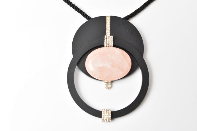 Chanel Coco Mark Choker/Necklace Black/Gold Rhinestone Special Edition