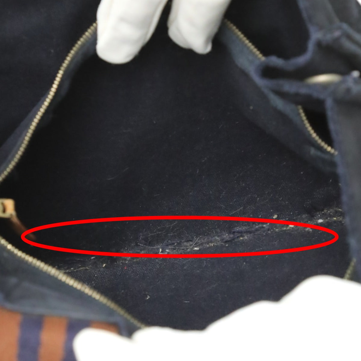 HERMES Tote Bag canvas Navy Mini bag Fool ToePM canvas mens(Unisex)  d