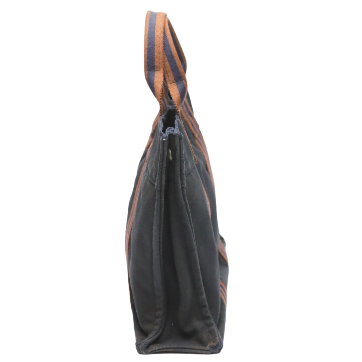 HERMES Tote Bag canvas Navy Mini bag Fool ToePM canvas mens(Unisex)  d