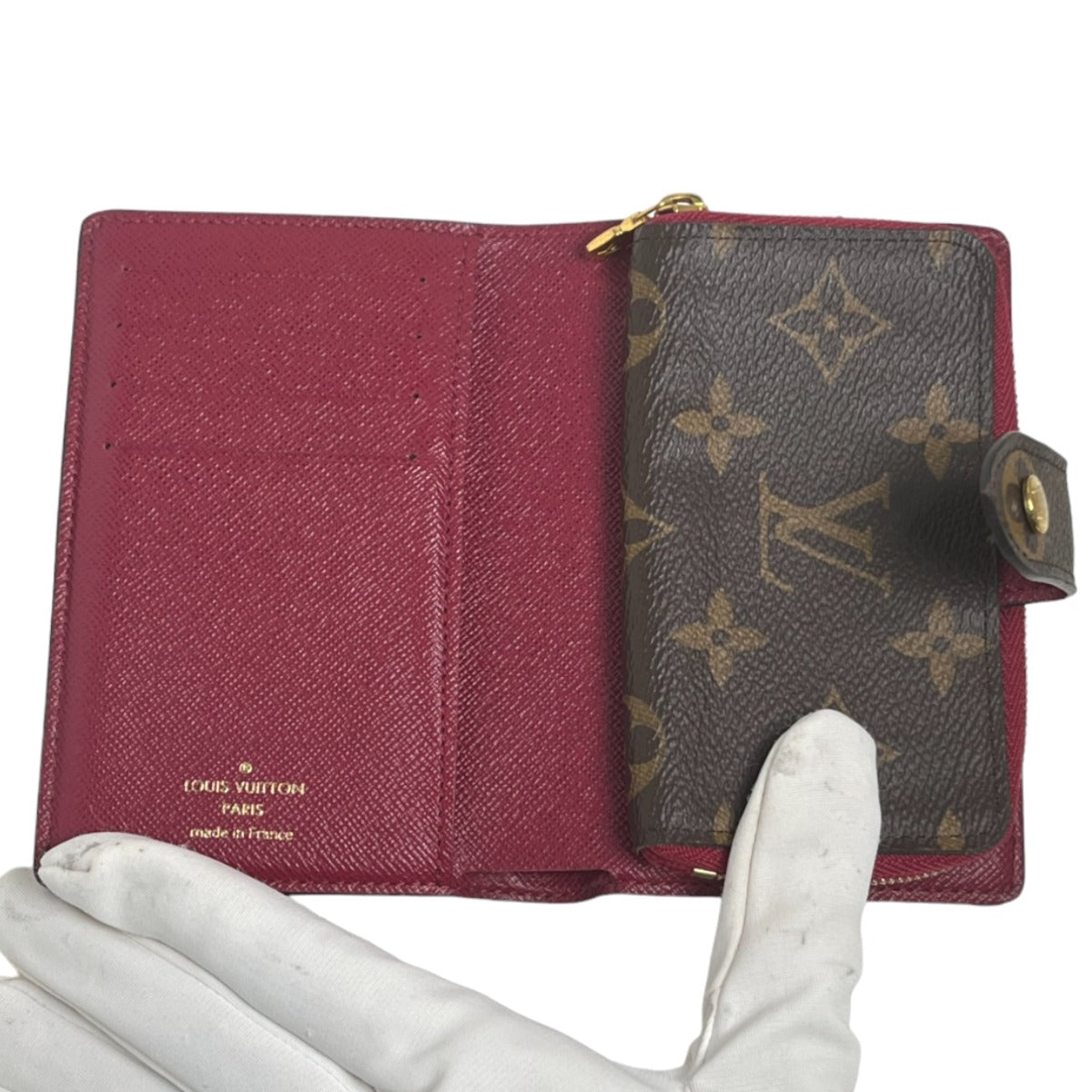 LOUIS VUITTON Bifold Wallet M69433 Monogram canvas Fuchsia Bifold Wallet Monogram Portefeuille Juliet Women  d