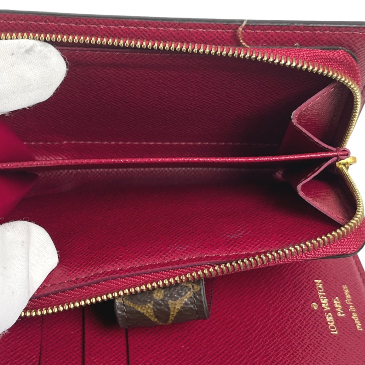 LOUIS VUITTON Bifold Wallet M69433 Monogram canvas Fuchsia Bifold Wallet Monogram Portefeuille Juliet Women  d