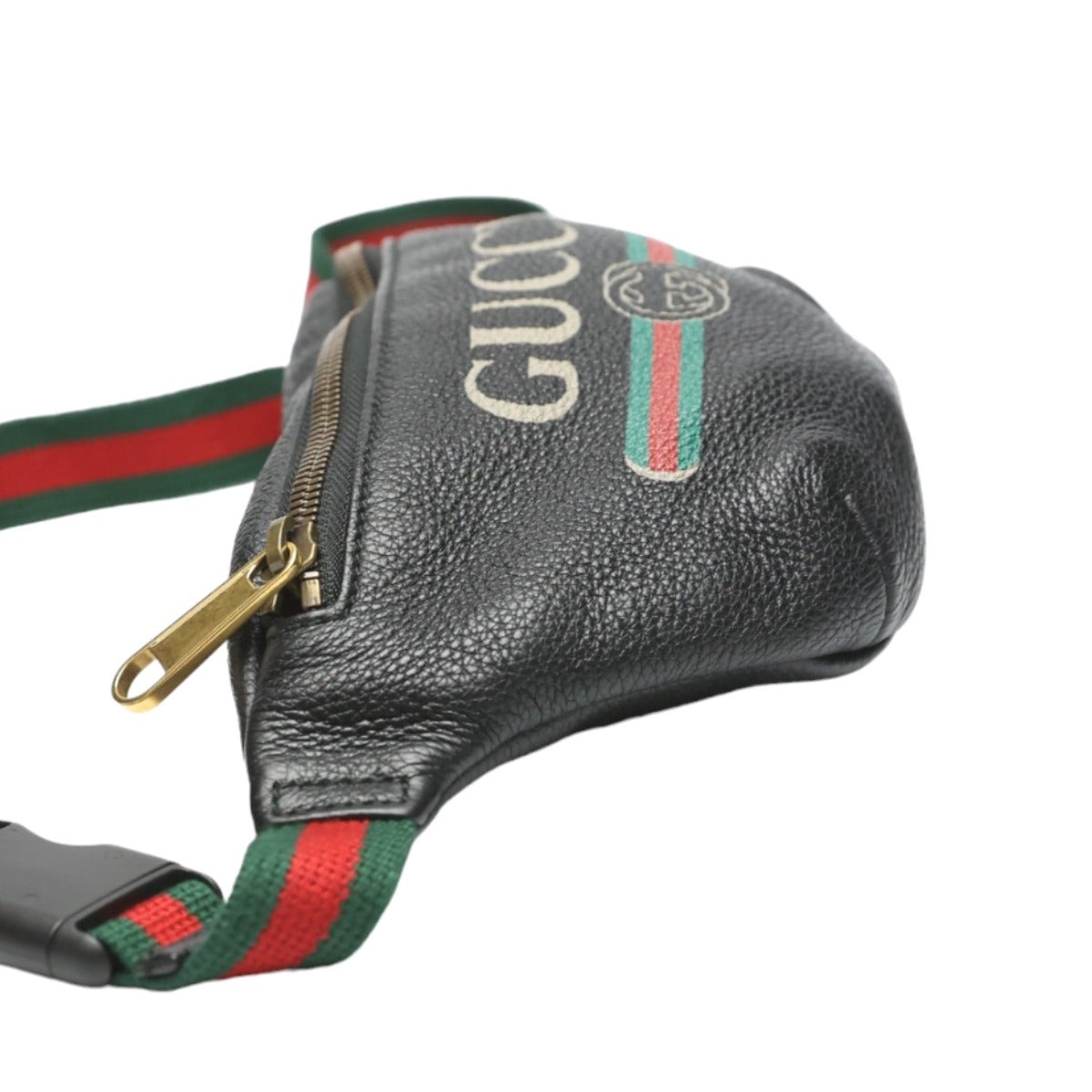 GUCCI Waist bag 527792 leather black Waist pouch unisex(Unisex)