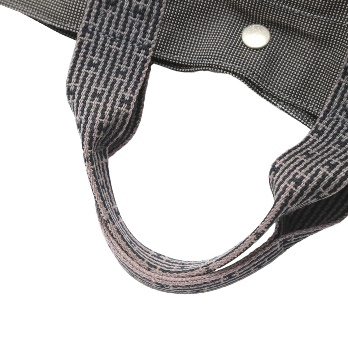 HERMES Tote Bag canvas gray Tote Bag Tote MM Her Line mens(Unisex)  d