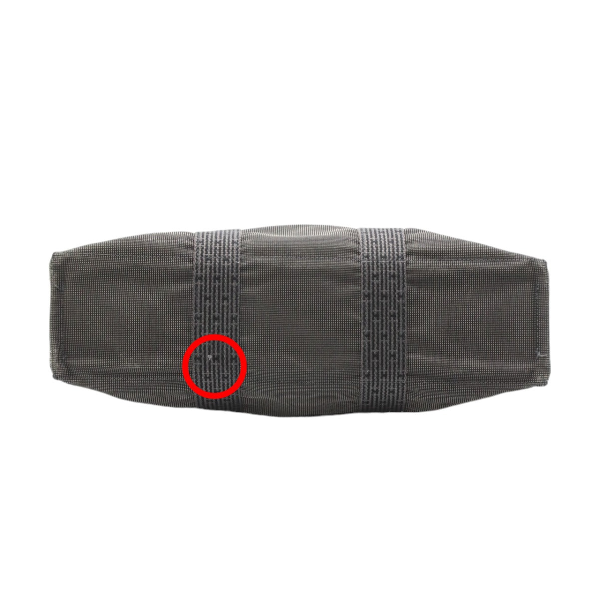 HERMES Tote Bag canvas gray Tote Bag Tote MM Her Line mens(Unisex)  d