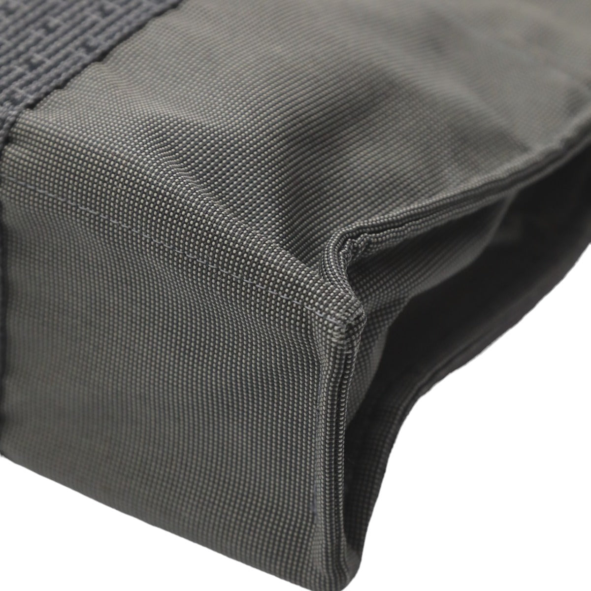 HERMES Tote Bag canvas gray Tote MM Her Line mens(Unisex)  d