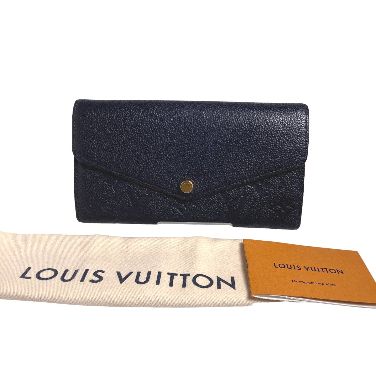 LOUIS VUITTON Long Wallet Purse M62125 Monogram Ann Platt Marine Rouge Portefeuille Sarah Ann Platt Coin purse with Card Case Women