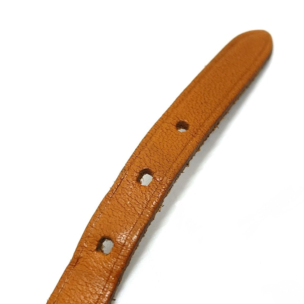 HERMES bracelet 8017 light brown Kelly Ardion Choker(Unisex)  d
