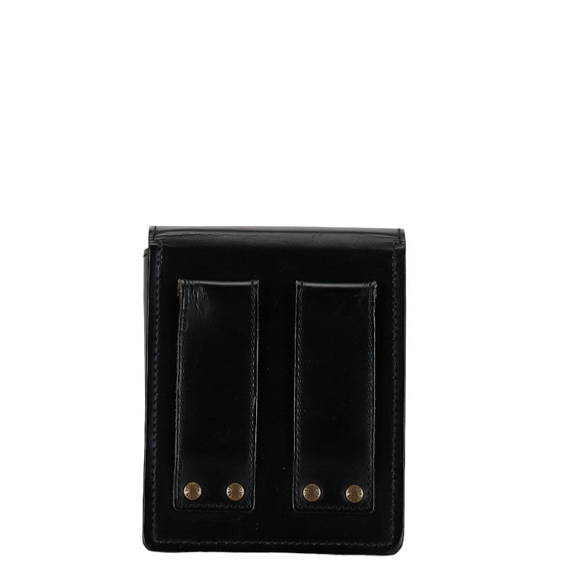 Louis Vuitton Liège Line Pister Waist Bag M92222 Noir Black Leather  Louis Vuitton