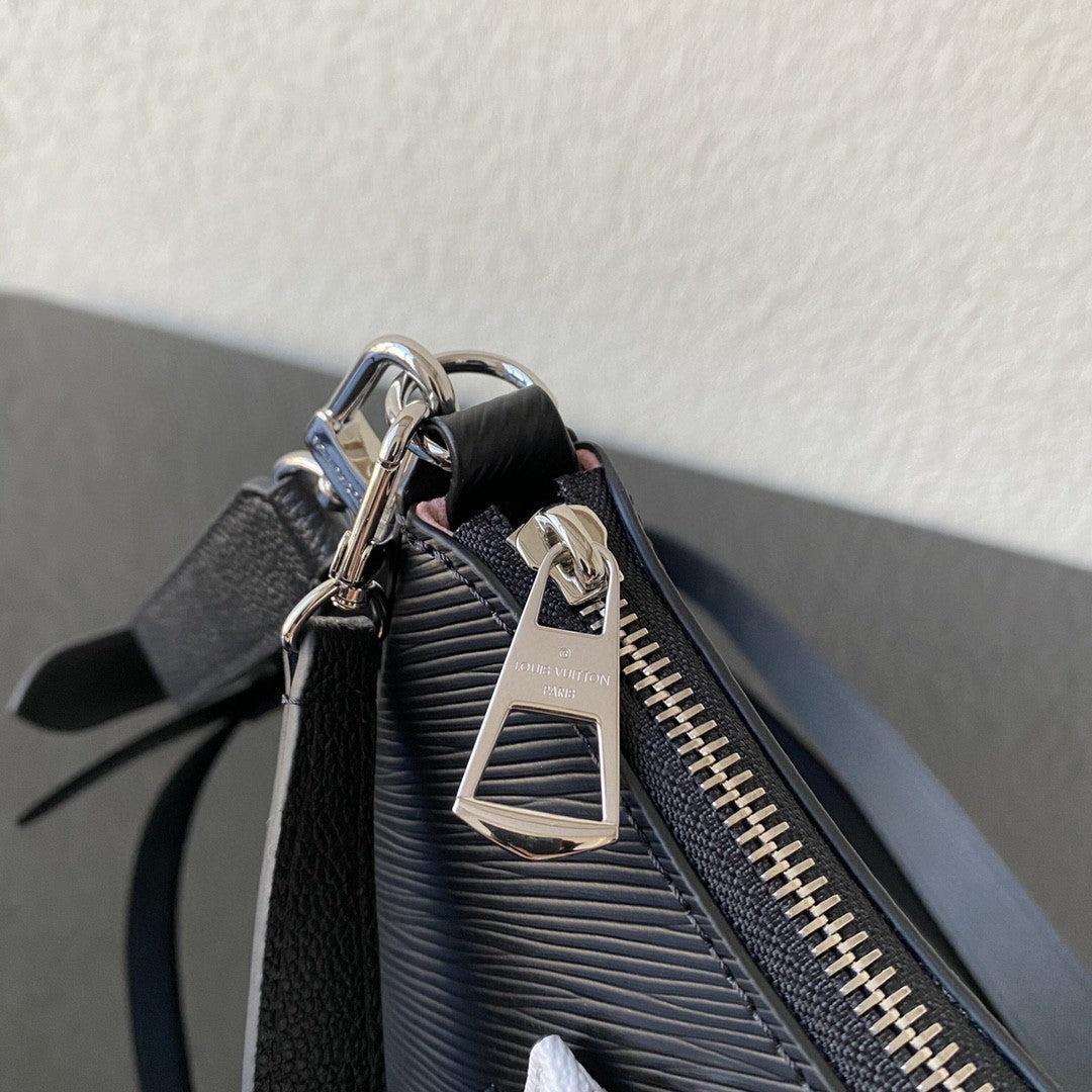 Top Quality Marelle Epi Black For Women,  Shoulder And Crossbody Bags 9.8in/25cm Top Quality M80689