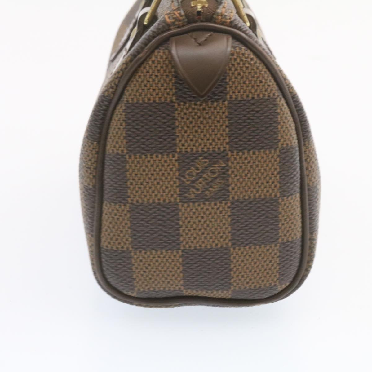 LOUIS VUITTON Damier Ebene Mini Speedy Hand Bag SP Order LV  23260A
