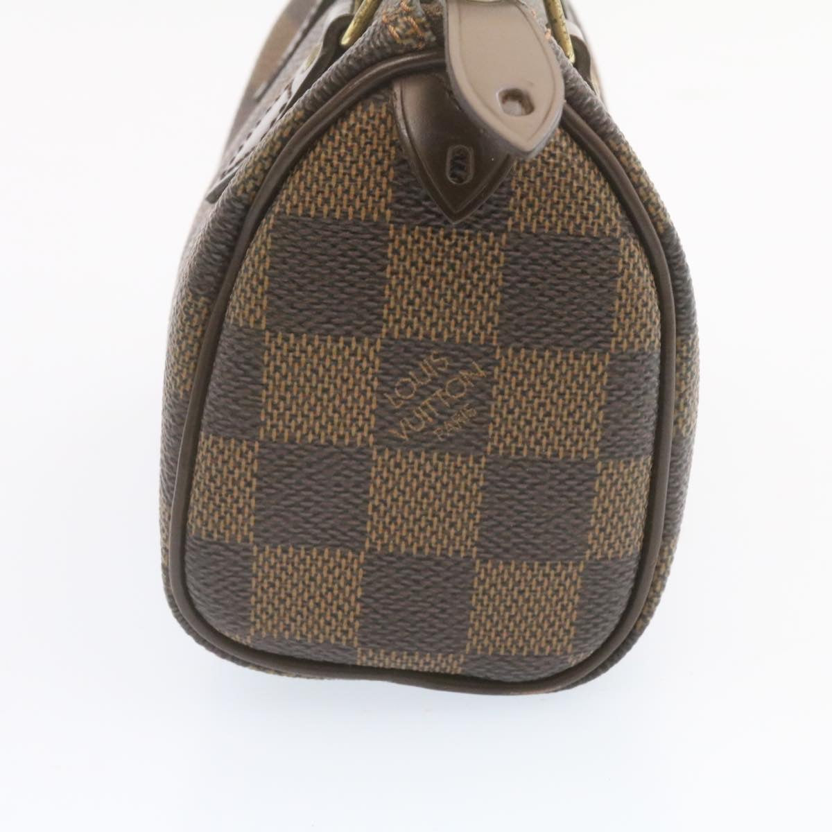 LOUIS VUITTON Damier Ebene Mini Speedy Hand Bag SP Order LV  23260A