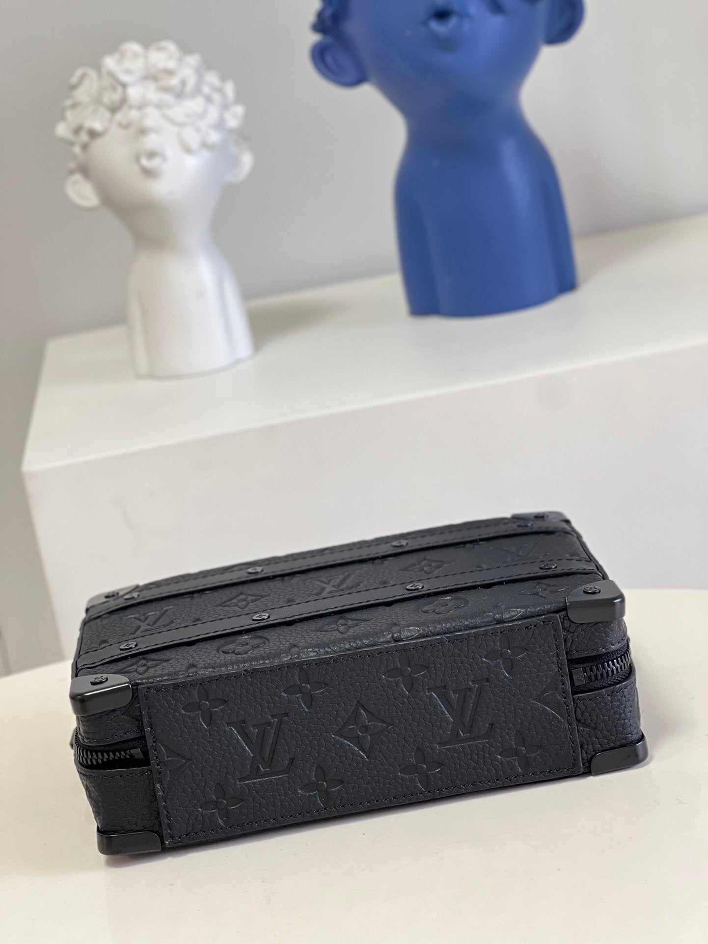 Top Quality Handle Soft Trunk Black Taurillon Monogram For Men, Bags 8.5in/22cm Top Quality M59163