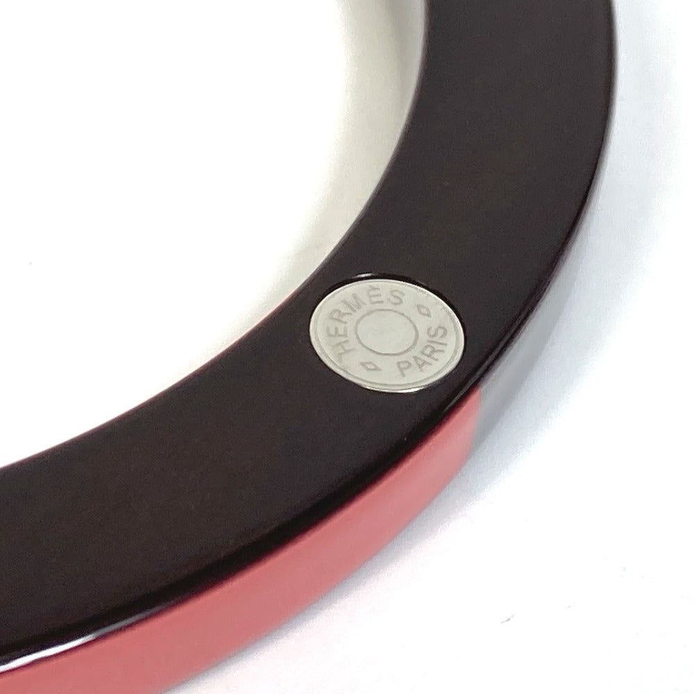 HERMES Bangle Wood, Lacquer Brown x Pink x Gray Accessories Bracelets Serie Wood Crudsell Women  d
