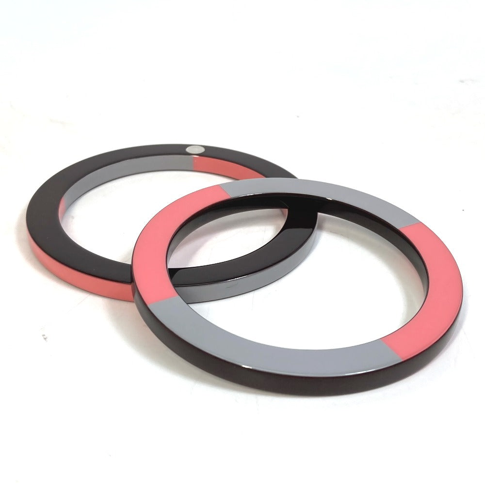HERMES Bangle Wood, Lacquer Brown x Pink x Gray Accessories Bracelets Serie Wood Crudsell Women  d