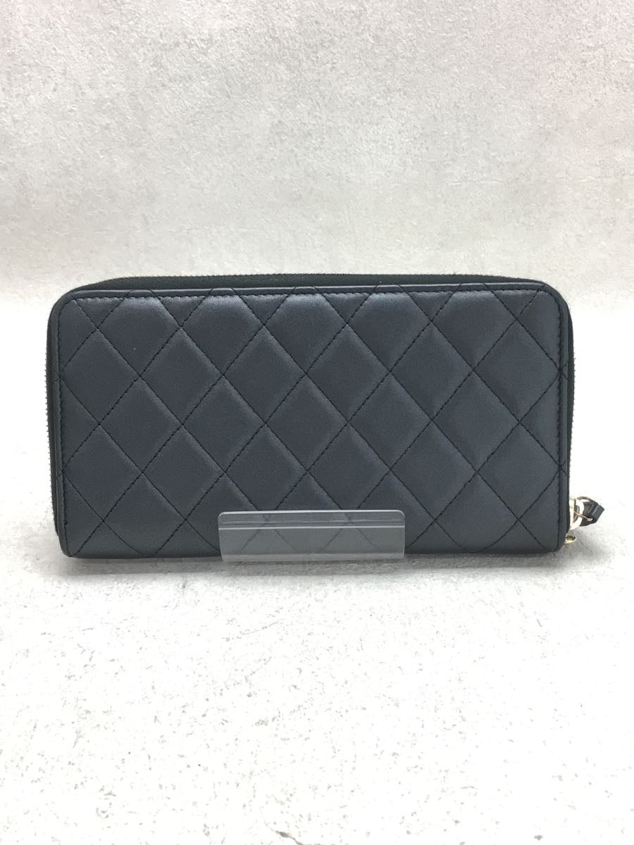 Chanel Lambskin Leather Chain Wallet Black