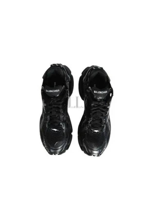 Luxury Balenciaga Trending 2025 Runner Low Top Sneakers Black