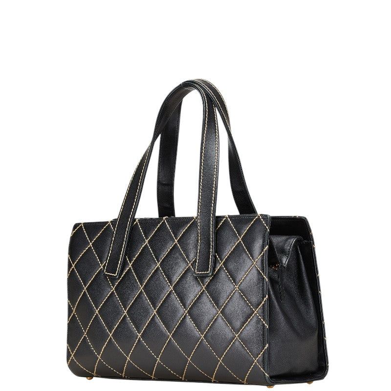 Chanel Matelasse Wild Stitch Leather Handbag