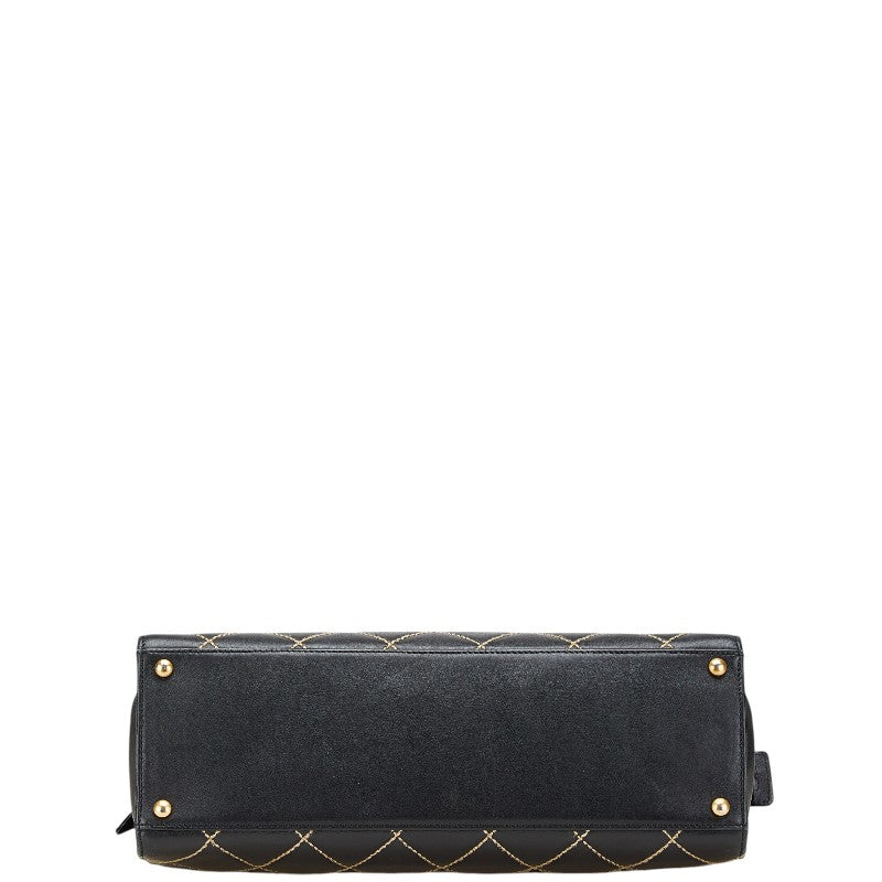 Chanel Matelasse Wild Stitch Leather Handbag