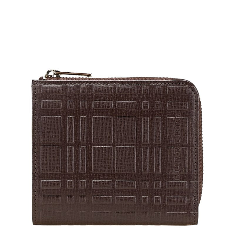 Burberry Nova Check Leather Bifold Wallet Key Case