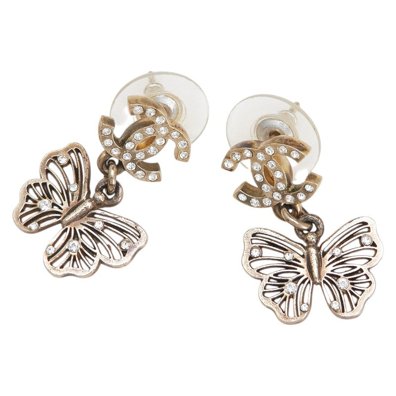 Chanel Coco Mark Butterfly Earrings