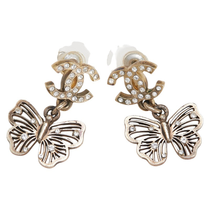 Chanel Coco Mark Butterfly Earrings