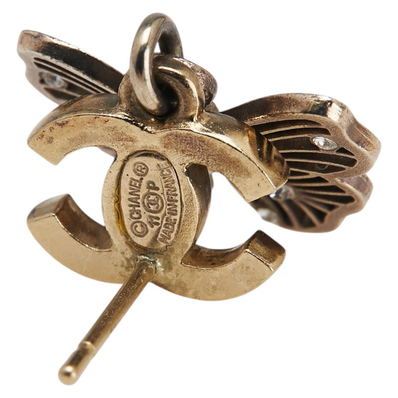 Chanel Coco Mark Butterfly Earrings