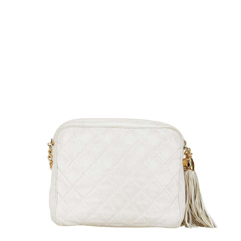 Chanel Matelasse Coco Mark Tassel Lambskin Shoulder Bag