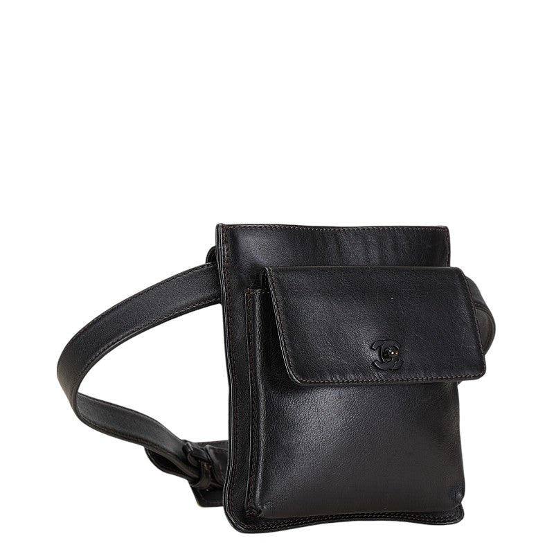 Chanel Coco Mark Lambskin Waist Bag