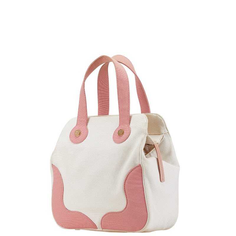 Chanel Marshmallow Coco Mark Canvas Tote Bag