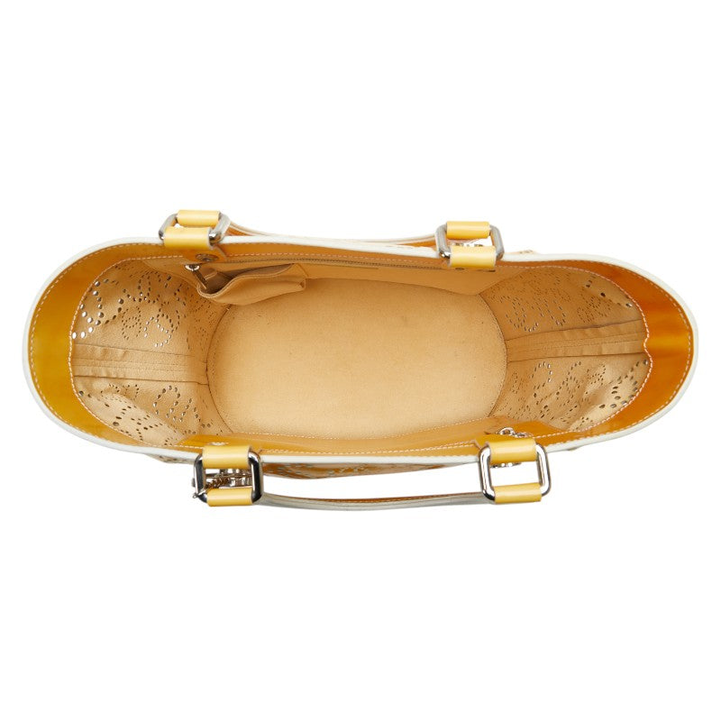 Chanel Punching Coco Mark NO5 Patent Leather Handbag