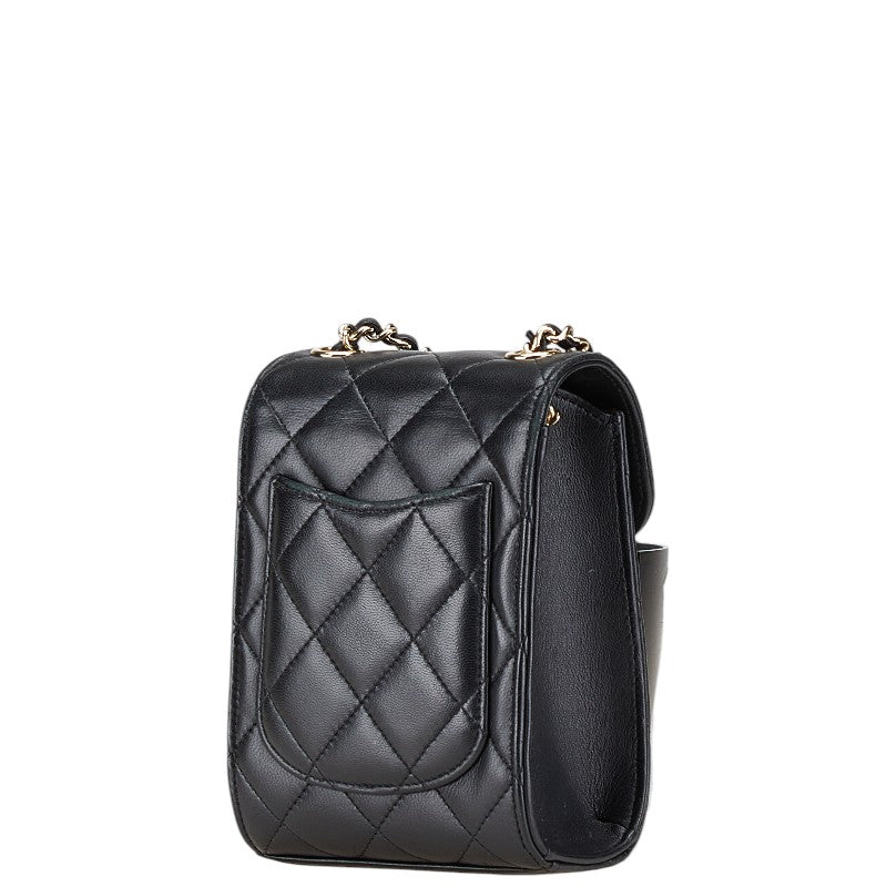 Chanel Coco Mark Matelasse Lambskin Shoulder Bag