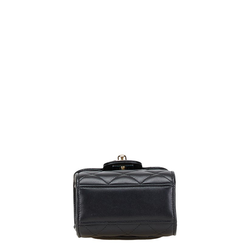 Chanel Coco Mark Matelasse Lambskin Shoulder Bag