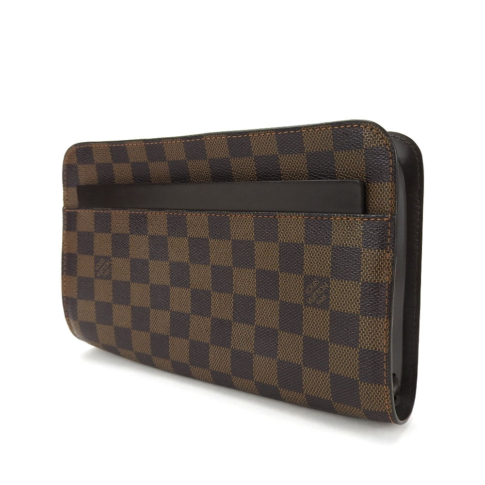 LOUIS VUITTON business bag N51993 Damier Brown Saint Louis mens  d