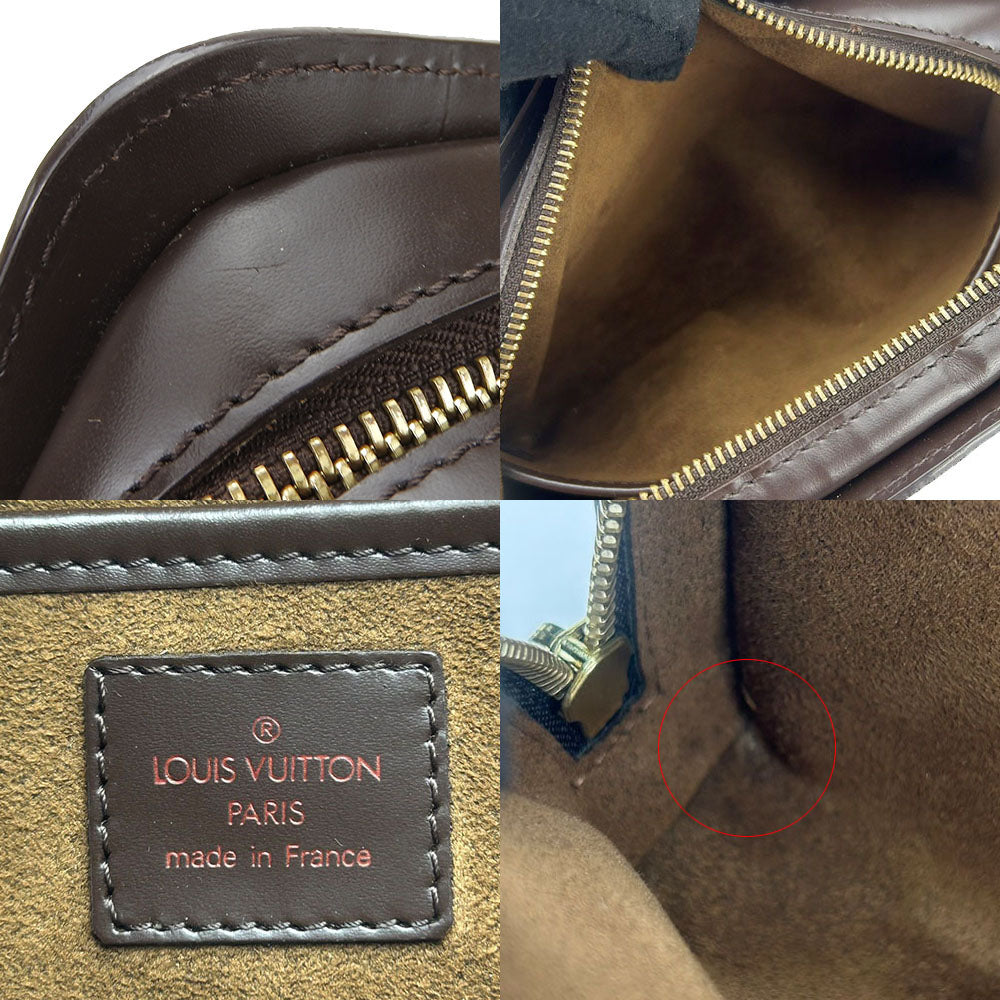 LOUIS VUITTON business bag N51993 Damier Brown Saint Louis mens  d