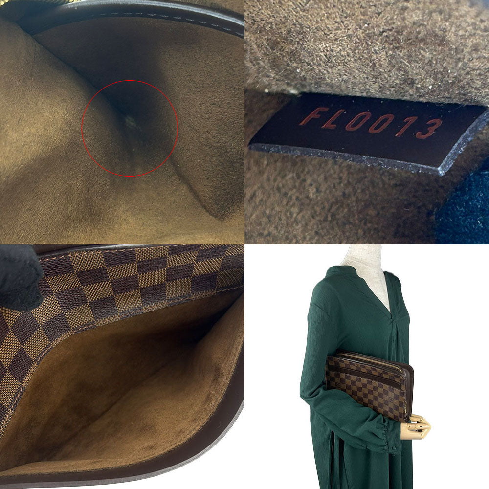 LOUIS VUITTON business bag N51993 Damier Brown Saint Louis mens  d