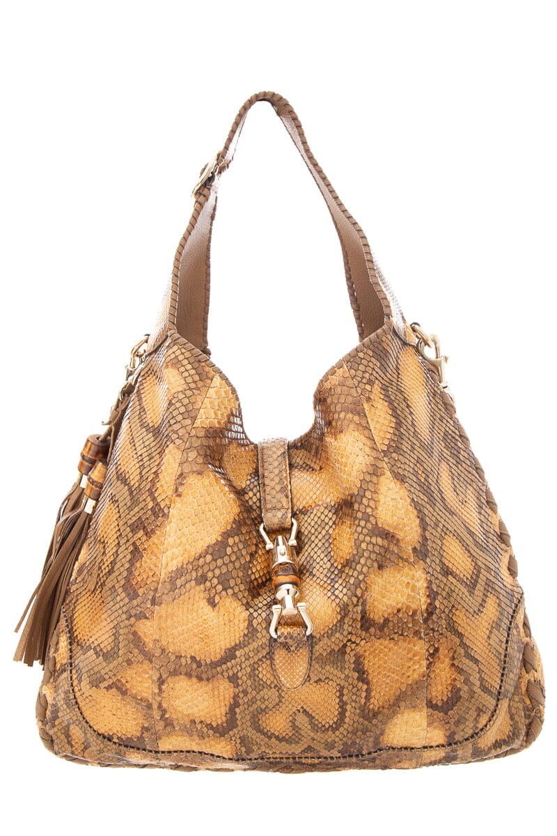 Gucci   Jackie Python Hobo