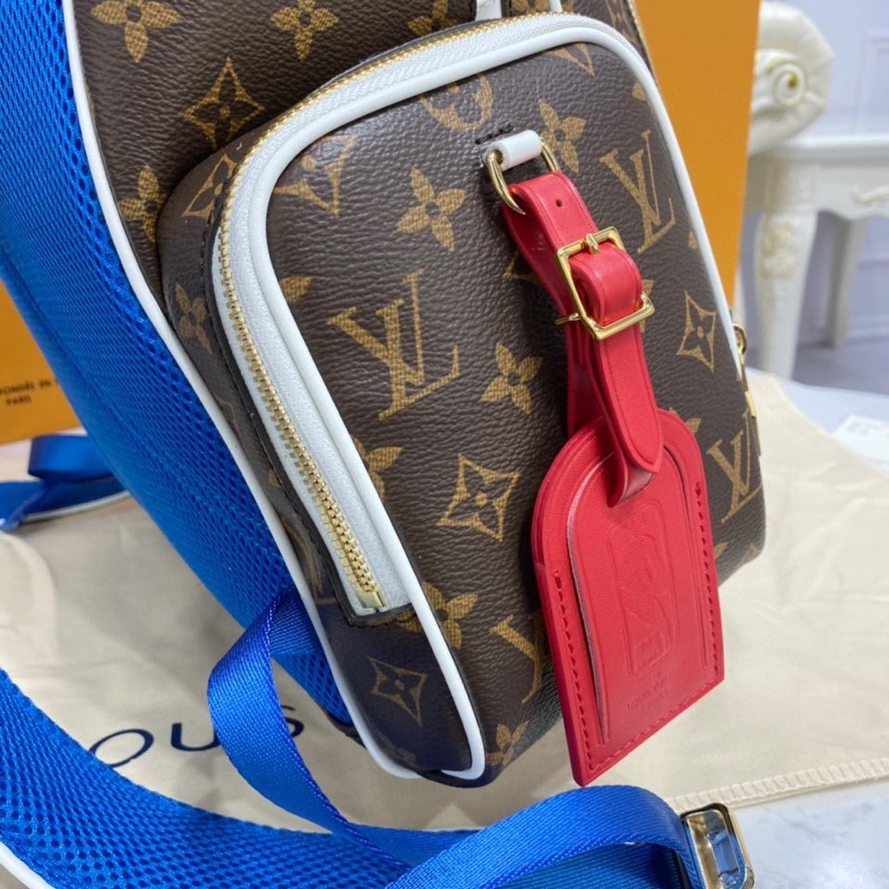 Top Quality x NBA New Backpack Monogram Canvas By Virgil Abloh For Men, Bags 15.7in/40cm Top Quality M45581