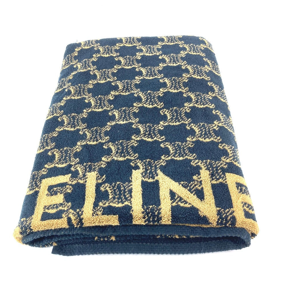CELINE towel 29GAC115P cotton beige Bath towel Interior Throw Blanket triomphe logo