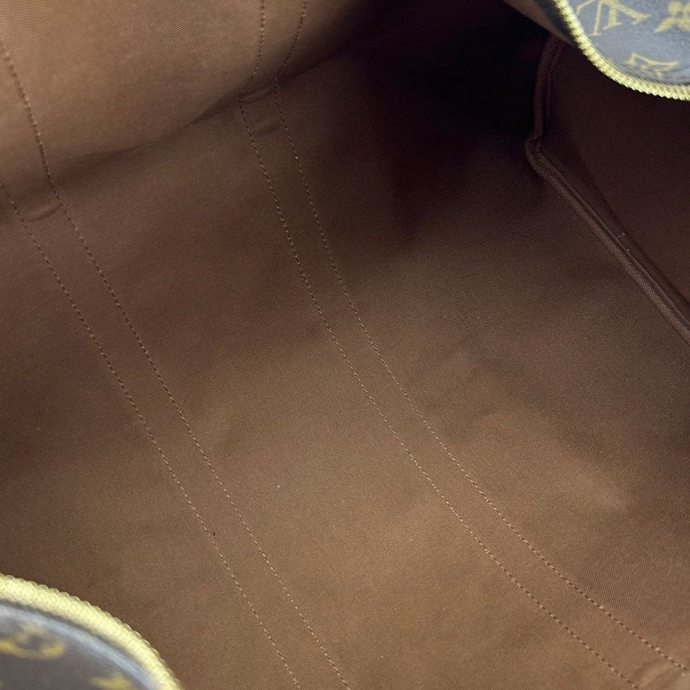 LOUIS VUITTON Boston Duffel bag M41428 Monogram, Tanned Leather Brown Keepall 45 unisex(Unisex)  d