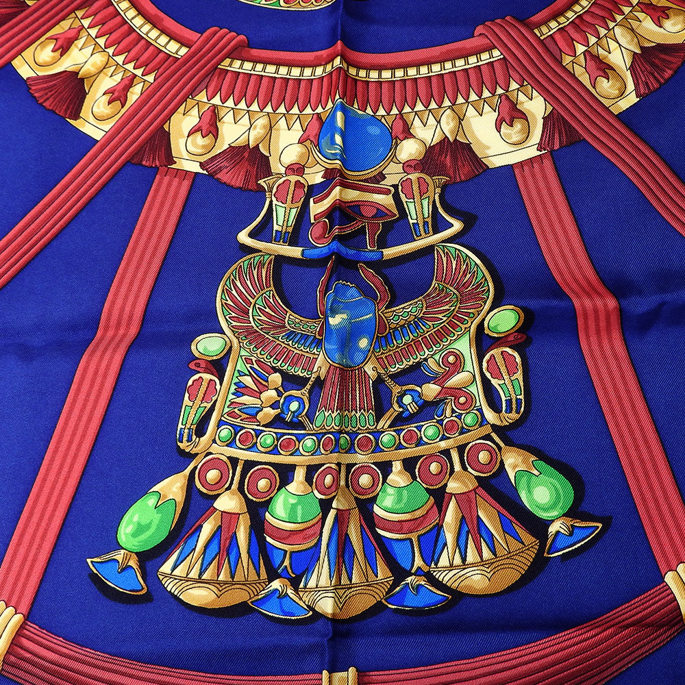 HERMES scarf silk Purple type Carre90 Women  d