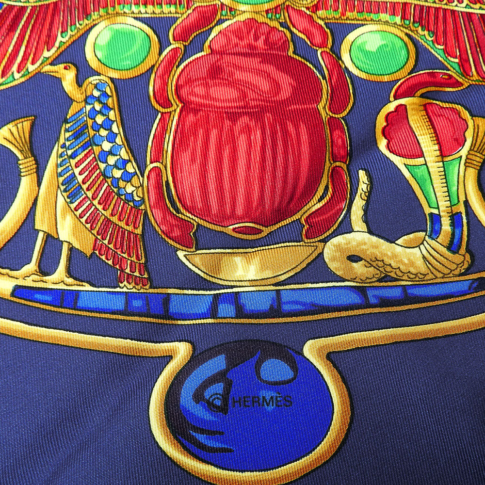 HERMES scarf silk Purple type Carre90 Women  d