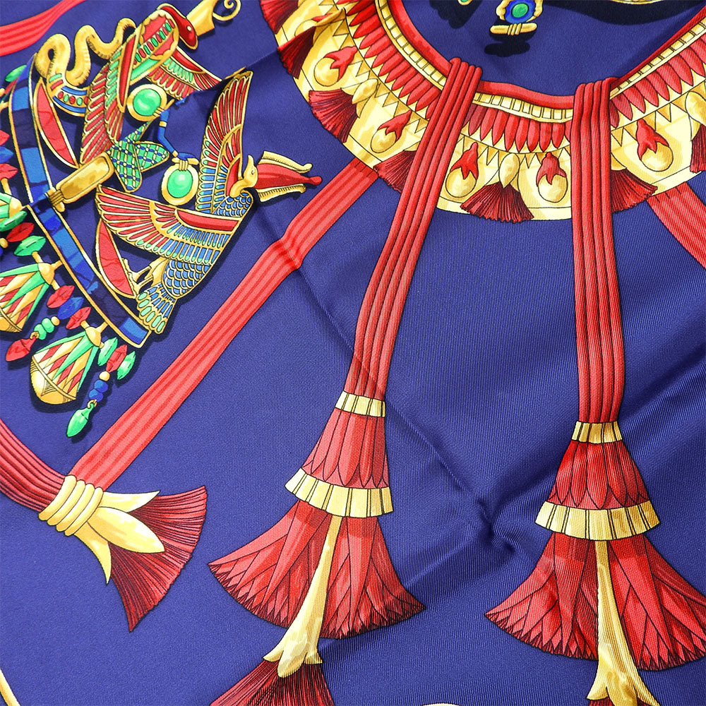 HERMES scarf silk Purple type Carre90 Women  d