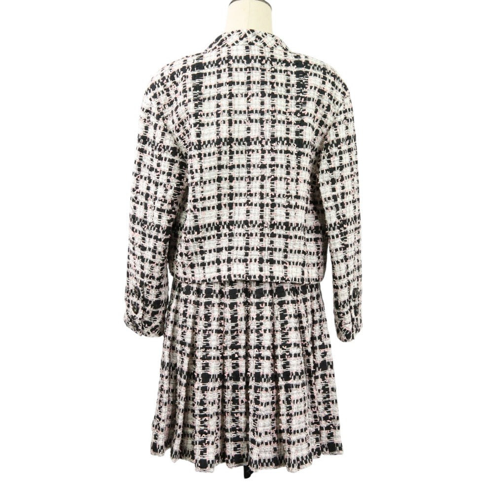 Chanel Coco Mark Button Mix Tweed 2way setup