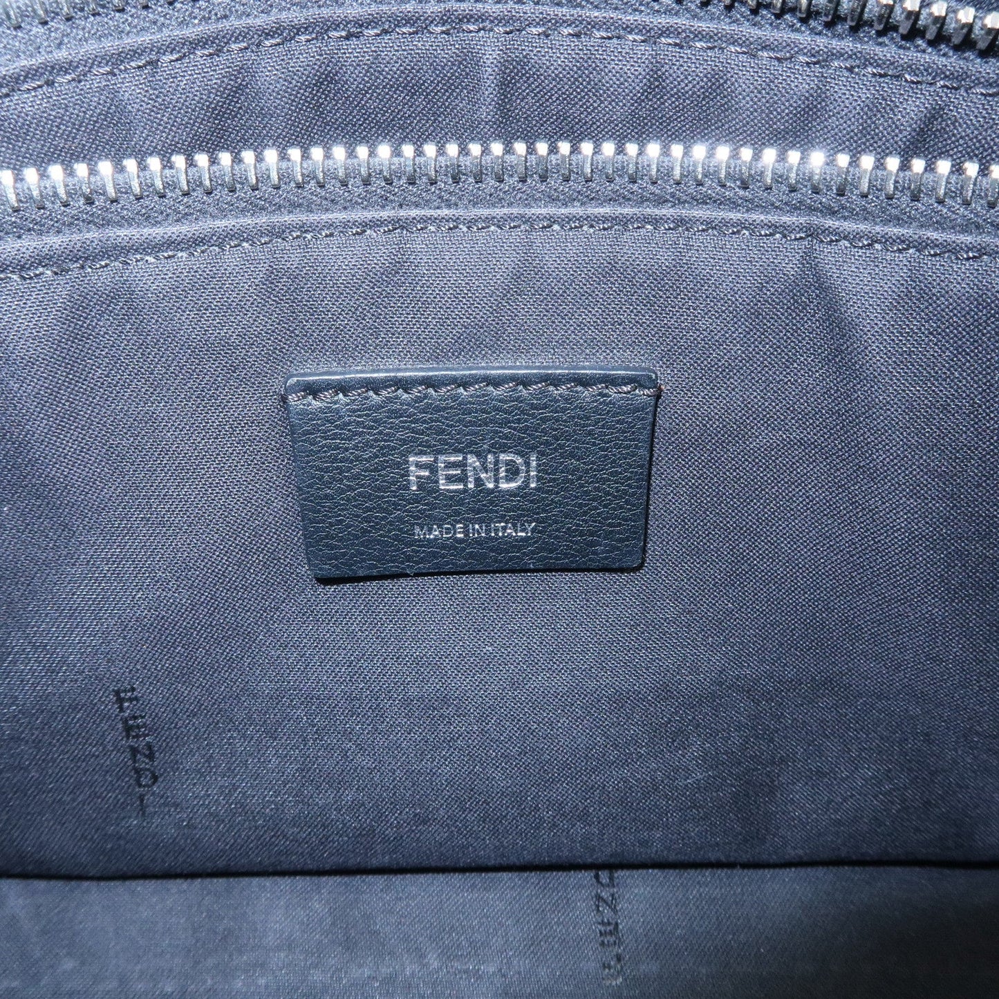 FENDI Bay The Way Leather 2Way Bag Shoulder Bag Black 8BL124  d