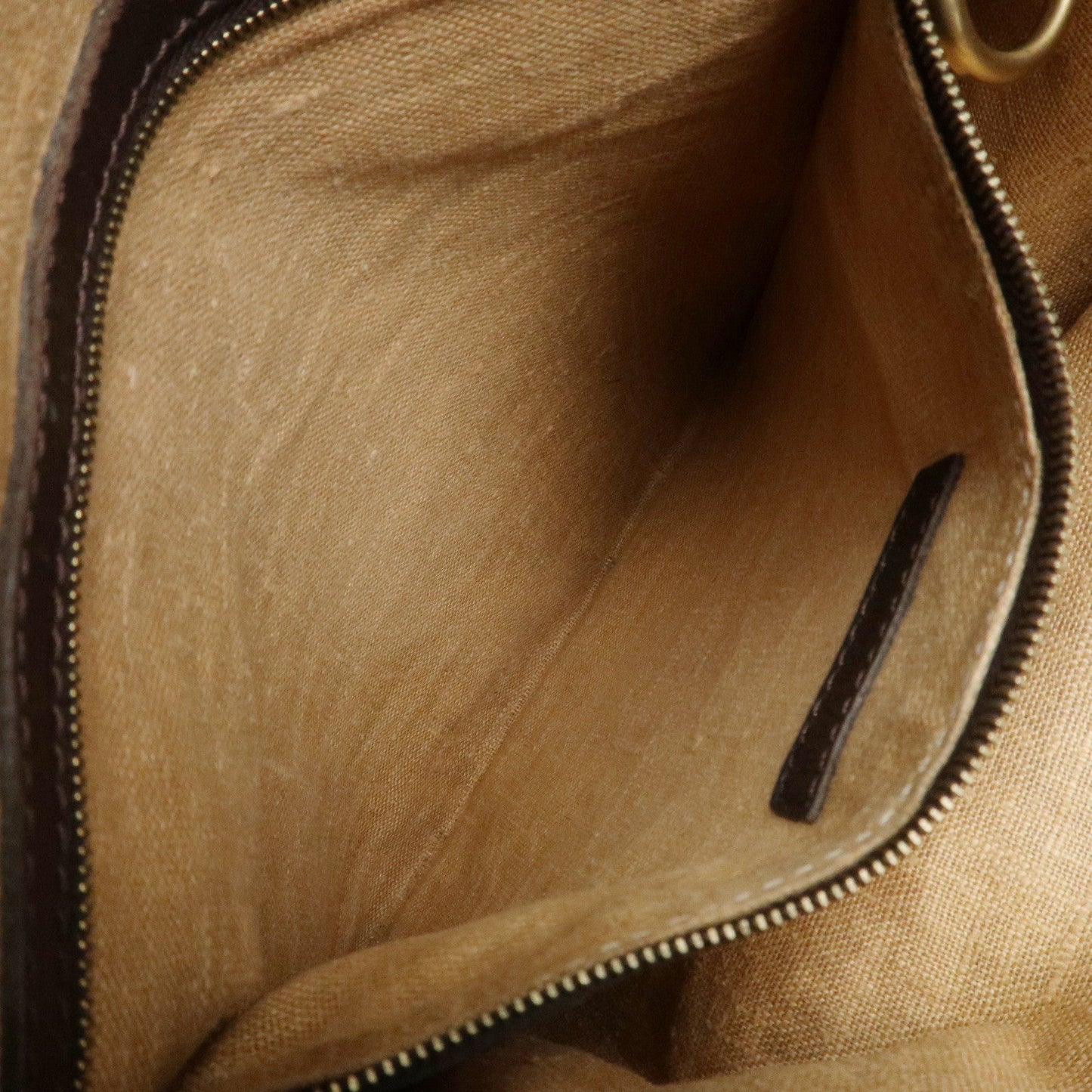 FENDI Zucca Canvas Leather Tote Bag Hand Bag 8BR284 Brown Black  d
