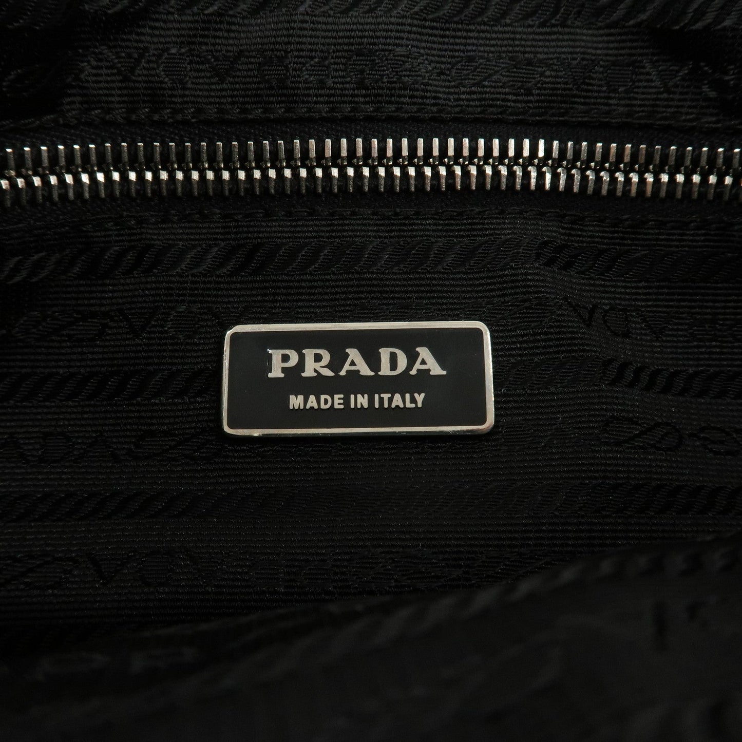 PRADA Nylon Leather Shoulder Bag Black BR2604  d