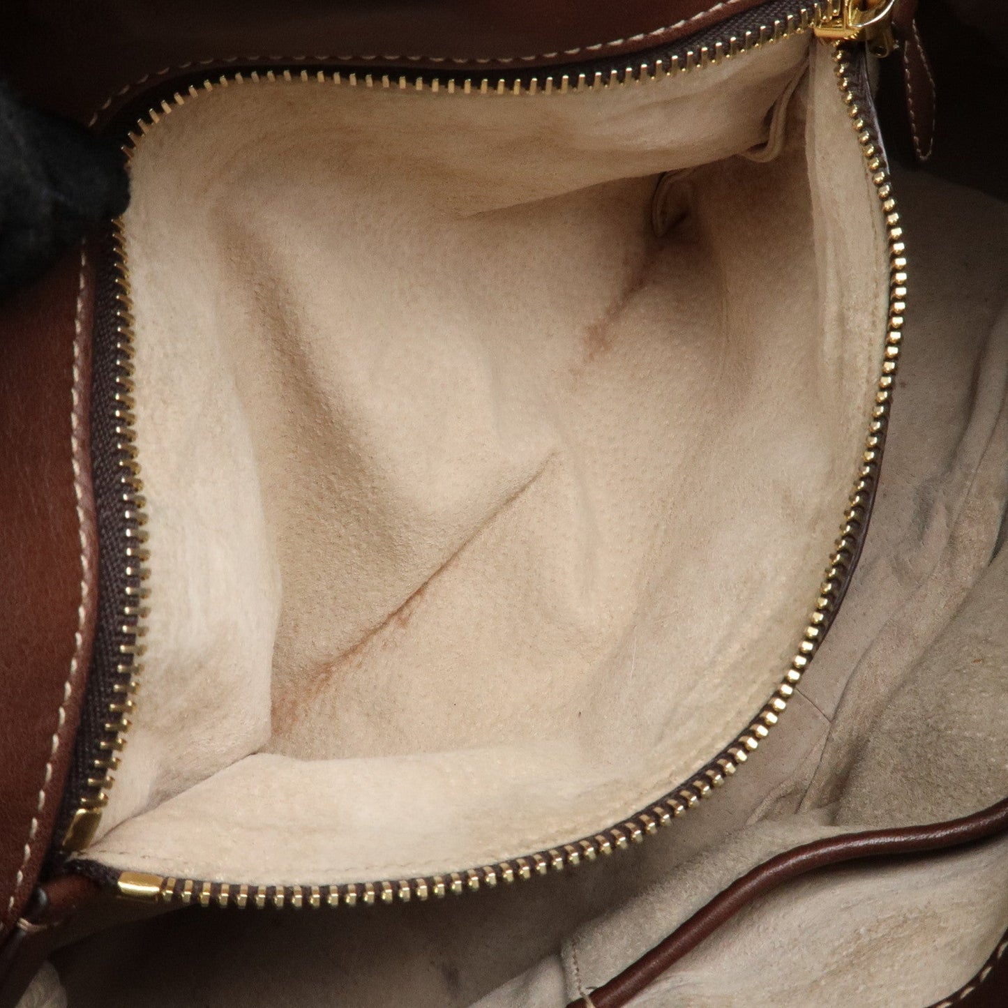 PRADA Leather 2Way Bag Shoulder Bag Hand Bag Brown BN1904  d