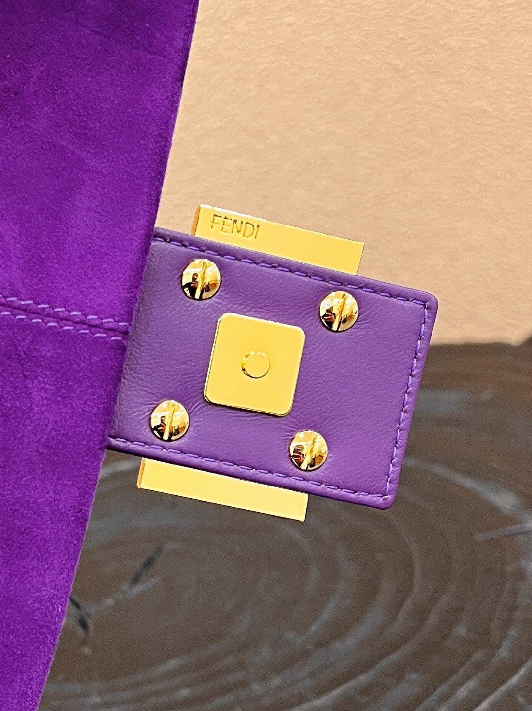 Top QualityTop Quality Baguette Purple Bag For Woman 25cm/9.5in